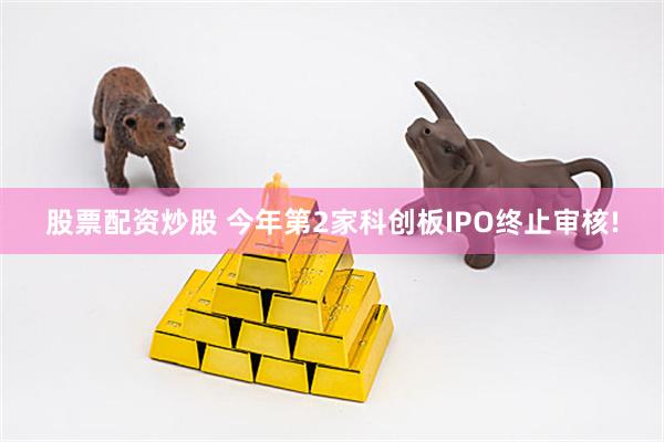 股票配资炒股 今年第2家科创板IPO终止审核!